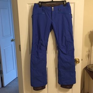 Burton Dry Ride blue snow/ski pants, Sz S